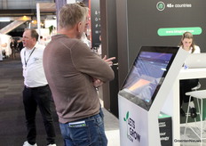 A bit of explanation at the display in the stand of LetsGrow.com, which offers, among other things, the Strategy Manager.