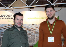 Sven Fitters (Van Amelsvoort Kassenbouw) and Ruud Schoenmakers (Son en Koot)