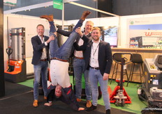 Joey at the start of the Thursday at the Prins Mechanisation stand