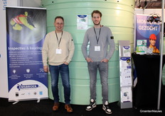 Michel Dommerholt and Tim van Grootveld (Emsbroek). Emsbroek was at HortiContact for the first time. Emsbroek already has extensive experience with ISSO 87 from other sectors. With the amendment of ISSO 87 version 2024, it is mandatory to provide a liquid fertiliser installation with an installation certificate in accordance with BRL 8000. Important for horticulture.