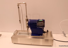 Iwaki had brought several pumping and dispensing systems.