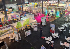 From the escalator in Evenementenhal Gorinchem, you have a great overview.