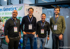 Tommy Devos and Dustin Zamecnik of Canada's EZ Grow with Wouter and Thijmen van den Bosch, Bosch Growers