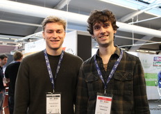 Renzo Kortleven and Stef Laurijssen, Proefcentrum Hoogstraten. Stef was one of the speakers at the conference.