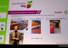 By far the majority of Dutch strawberries are still sold in supermarkets. Even slightly more in 2025 than in 2024.