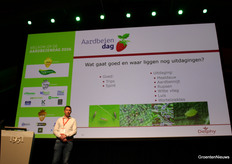 The list of challenges is even longer than the list of pests for which good working solutions have already been found for strawberry growers in a 100% 'green cultivated crop'.