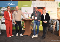 Team ZLTO and Glastuinbouw Nederland together: Wendy Klijn, Frits van Veldhoven, Jasper van Diemen and Esmee Meijs