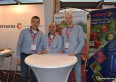 Mili Dizdarevic, Martien van den Kerkhof and Juul Swinkels of Vissers Plant Innovators