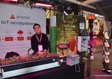 Vincent Xu of Aranet is a greenhouse agronomist. They make all kinds of sensors
