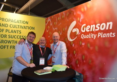 Roy Schoenmakers, John Gordon and Leon Daniels of Genson had great fun