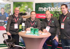 Rik Lenssen, Richard Claassen, Hans Beerkens and Bart Joosten (Mertens) Their biostimulant ''Status'' has been on the market for about 2 years now.