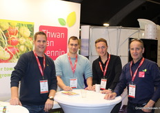 Pieter Wijnen, Bart Jongenelen, Jim van Gennip and Twan Goertz (Thwan van Gennip) are present with the whole team at Strawberry Day.