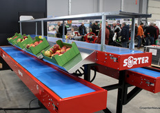 Sorting apples at, you guessed it: Sorter.