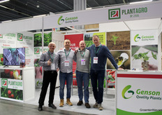 Partners in Poland: Genson Quality Plants and PlantAgro. Miroslaw Palczowski, Andrzej Selwa (PlantAgro) and John Gordon and Martin van Koppen (Genson)