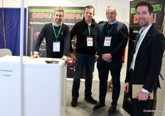 Toon Vanryckel, Wojciech Gawryś, Peter Durlet (Depa Fruit) and Thijmen Tiersma (GroentenNieuws)