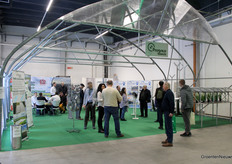 A stand of stature, this greenhouse from Progress Tunnels