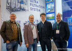 Ricardo and Vincenzo Russo, Vifra, were visited by Regnier ten Haaf and Arjan van der Klaauw, Ridder