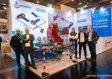 At team Urbinati, Italian flags are spinning merrily