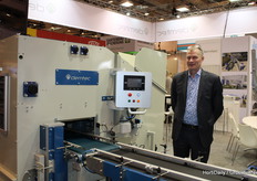 Stefaan Vandaele, at one of the Demtec machines they were exhibiting