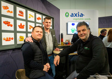 Frank Neufeld and Niels Klootwijk, Nature Fresh, visiting Cees Kortekaas, Axia Vegetable Seeds