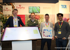 Delphy, Control Union and TLR shared a stand with the slogan: Growing your future. Pictured here are part of the Delphy exhibition team.