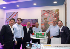 German fair with Dutch beer in the stand at DLI where the guys from Trintech came for drinks.