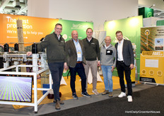 Fruit Security brought the Frost Fans, among others, and a demo setup with hail nets