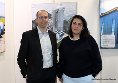 Nicola Donato and Laleh Hosseini (Green Gas & Liquids), specialists in CO2 capture. One of the most recent projects was completed at Merschl, in Austria.