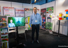 Soliman Masaoudi is exhibiting for the first time with Russell IPM. Their pheromones, traps and pest management products fit into an integrated crop protection strategy.