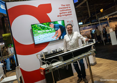 Robin Dirks of Growtec, of course at the cultivation gutters