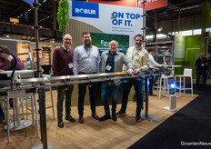Peter van den Bemd,, Aad Verduijn, and Don Kester, MJ-Tech, with second from left with Michiel Wisse, Robur