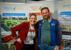 Toon Hopmans of course came to have a look, and here in the photo with Eelkje Pulley