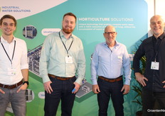 Troy Sanders, Mark Schelfaut, Sam Karreman and Denis Sanders, Troy and Dennis are with Turbin Industrial Water Solutions