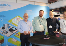 Sam Karreman and Mark Schelfaut of Lubron share the one stand with the gentlemen on the right side