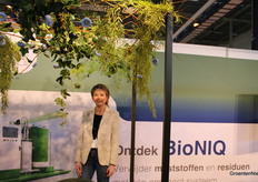 Kirsten Dekker, Nerion Technologies, They present the BioNIQ for nitrogen and phosphorus removal. With this, they are also nominated for the innovation awards