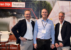 Ton van Dijk (Van Dijk heating), Ronald de Vos (Besseling Techniek) and Joek van der Zeeuw (Van Dijk heating)