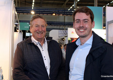 Father and son Van der Gaag: Chris and Vincent present on behalf of Dutch Lion, working on an innovative way of growing lettuce.