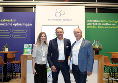 Rosan van Gaalen, Mark Gijzen and Philip Eekman of jubilant Enthoven Techniek