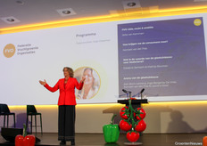 Inge Diepman was chairman of the day at the FVO conference on exhibition day 1
