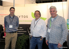 Oliver Grunert and Marc Indigne (Kytos) and John van Ruijven (JVR Tecmar). Kytos was at HortiContact for the first time.