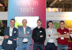 Together strong in cultivation: Eric Poot, Erik de Rooij, Joost Scholten, Max van den Hemel and Paul Grootscholten