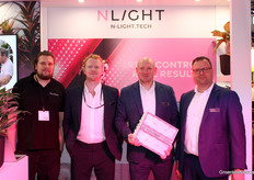 Thomas Kehus, Matthew Beeby, Joram Wijnaendts van Resandt and Joost van Rooij (NLight) with a series of completely renewed fixtures.