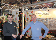 Sven Fitters and Frank van Amelsvoort, the trusted trade fair duo at Van Amelsvoort Kassenbouw