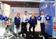 Nivola is 70 years old. Pictured: Ilone Nulkes, Gidion Vesseur, Marion Lestraden and Matthijs Caspers.