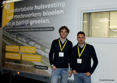 For the first time at the fair this year, the men from (Rentwereld) Stijn Tromp and Wout Cobussen.