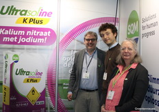 Koen Dhaeyer, Louis Mertens and Katja Hora (SQM) explained their fertiliser novelty to us in detail. It featured all trace elements.