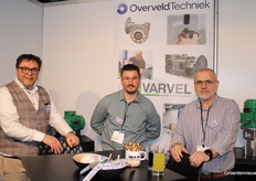New to the fair (Overveld Techniek) Stephen Warrington, Marcel Beerkens and Edwin Jonckheere. These gentlemen know all about drive technology.