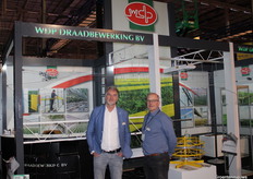 Berrie Schuurman and Willem Delisse the familiar faces of (WDP Draadbwerking) for many years.