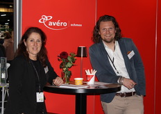 Femke Bongers and Bram Wijnen (Avero Achmea) are at the fair together with their intermediaries partners.