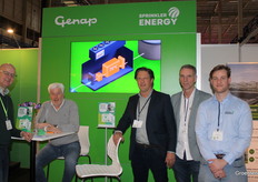 A great collaboration of (Genap) and (Sprinkler Energy) Visitors were updated by Roger Vos, left Chrétien Hendriks, Richard de Vos and Tom de Vos.